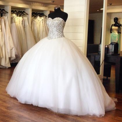 Princess Wedding Dress, Ivory Wedding Dress,..