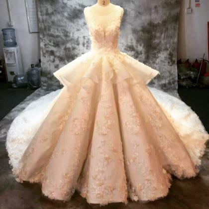2022 Wedding Ball Gown, Crystal Wed..