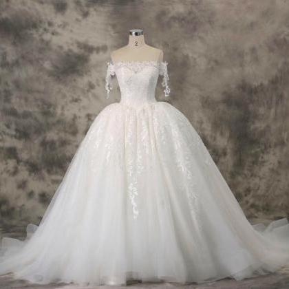 Puffy Wedding Dress, Princess Wedding Dress, Saudi..