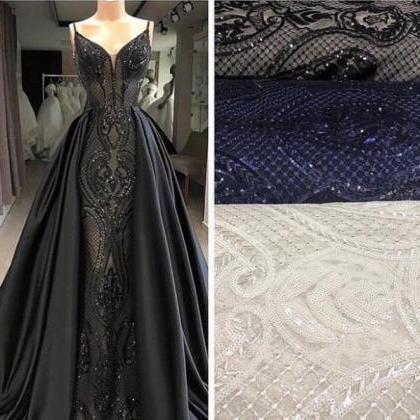 Black Prom Dresses, Sparkly Prom Dress, Prom..