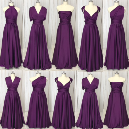 Purple Bridesmaid Dress, Infinite Bridesmaid..