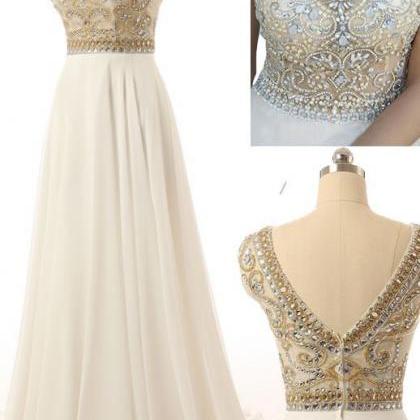 Ivory Prom Dress, Cap Sleeve Prom Dress, 2022 Prom..