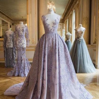 Lace Applique Prom Dress, Robes De Cocktail, Robe..