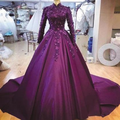 Muslim Prom Dresses, Robes De Cocktail, Ball Gown..