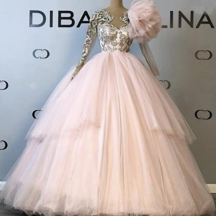 Pink Prom Dresses, Ball Gown Prom Dresses, Sweet..