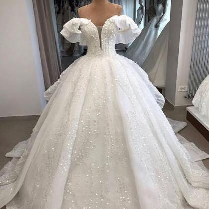 Princess Wedding Dresses, Lace Applique Wedding..