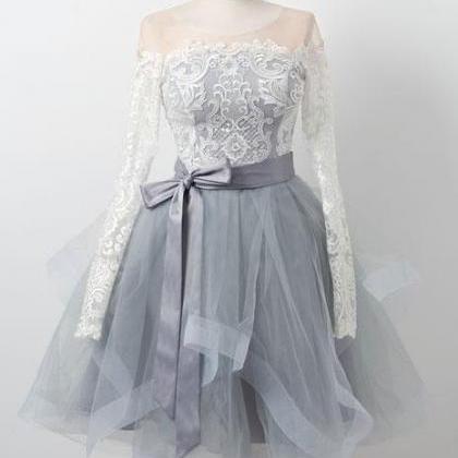 Homecoming Dresses 2024, Graduation Dress, Gray..
