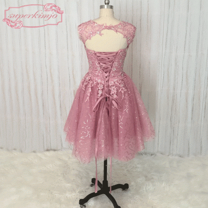 Robes De Cocktail, Dusty Pink Prom Dress, Sweet 16..