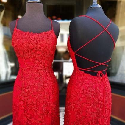 Red Evening Dress, Vestidos De Fiesta De Curto,..