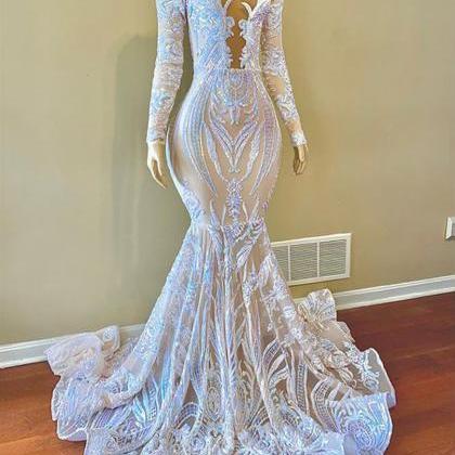 Sparkly Prom Dress, Mermaid Prom Dress, Vestidos..
