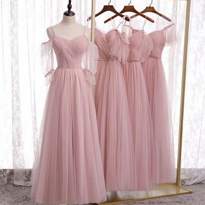 Pink Bridesmaid Dresses, Wedding Party Dresses,..