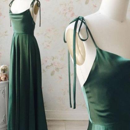 Robe Demoiselle D Honneur Femme, Green Bridesmaid..