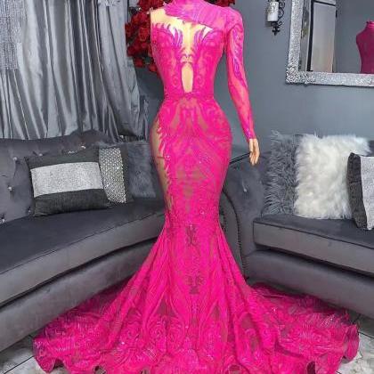 Vestidos De Fiesta Elegantes Para Mujer 2023, Pink..