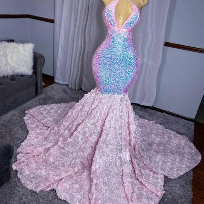 Pink Prom Dresses, Fashion Prom Dresses, Glitter..