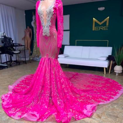 Robes De Cocktail, Modest Prom Dresses, Pink Prom..