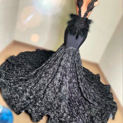 Vestidos De Fiesta Para Mujer, Black Prom Dresses,..
