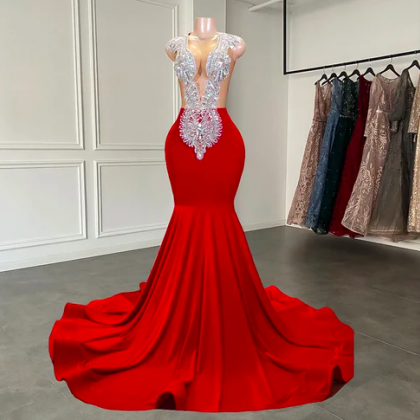 Red Prom Dresses, Abendkleider, Luxury Prom..