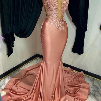 High Neck Prom Dresses, Fashion Party Dresses,..