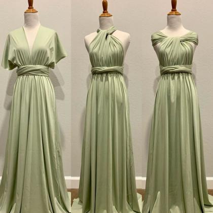 Sage Green Bridesmaid Dresses, Infinite Dresses, A..