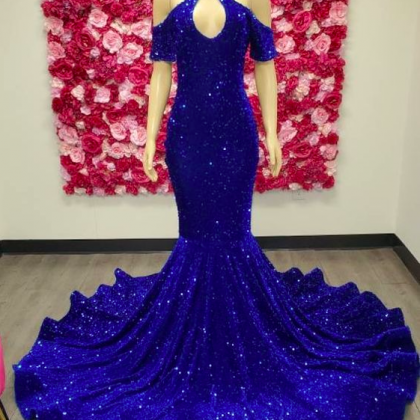 Royal Blue Prom Dresses, Vestidos De Noche,..
