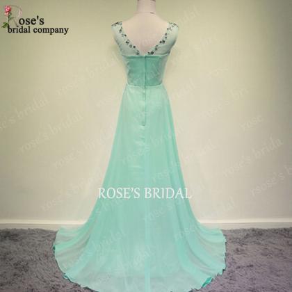 Tiffany Blue Prom Dress, Long Prom Dresses,..