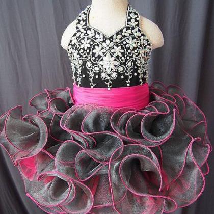 Black Little Girl's Pageant Dresses,..