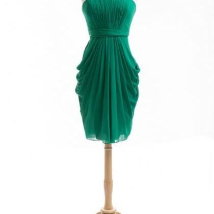 Short Bridesmaid Dress, Green Bridesmaid Dresses,..