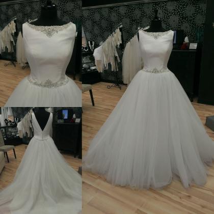 White Wedding Dress, Elegant Wedding Dress, 2023..