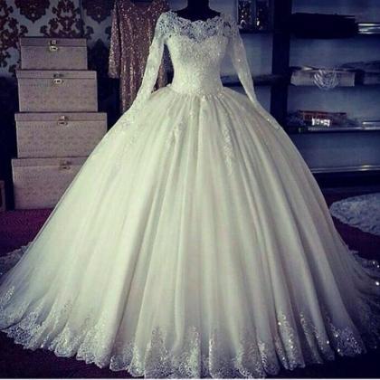 Luxury Wedding Dress, Elegant Wedding Dress, Lace..