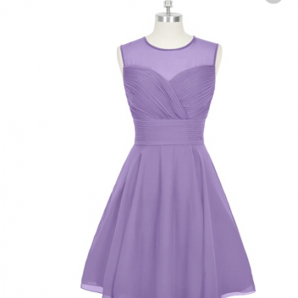 Purple Bridesmaid Dress, Cheap Brid..