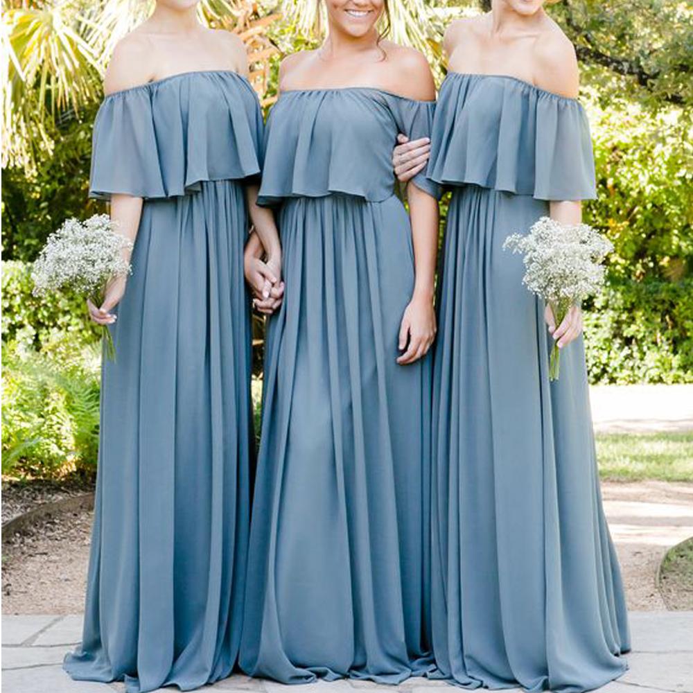  Dusty  Blue  Bridesmaid Dress  Bridesmaid Dresses  2019 