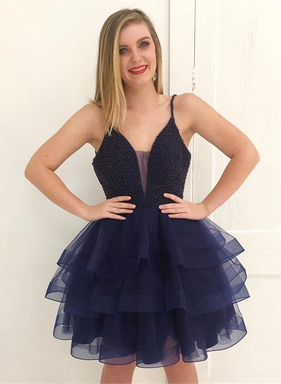 navy blue homecoming dresses 2019
