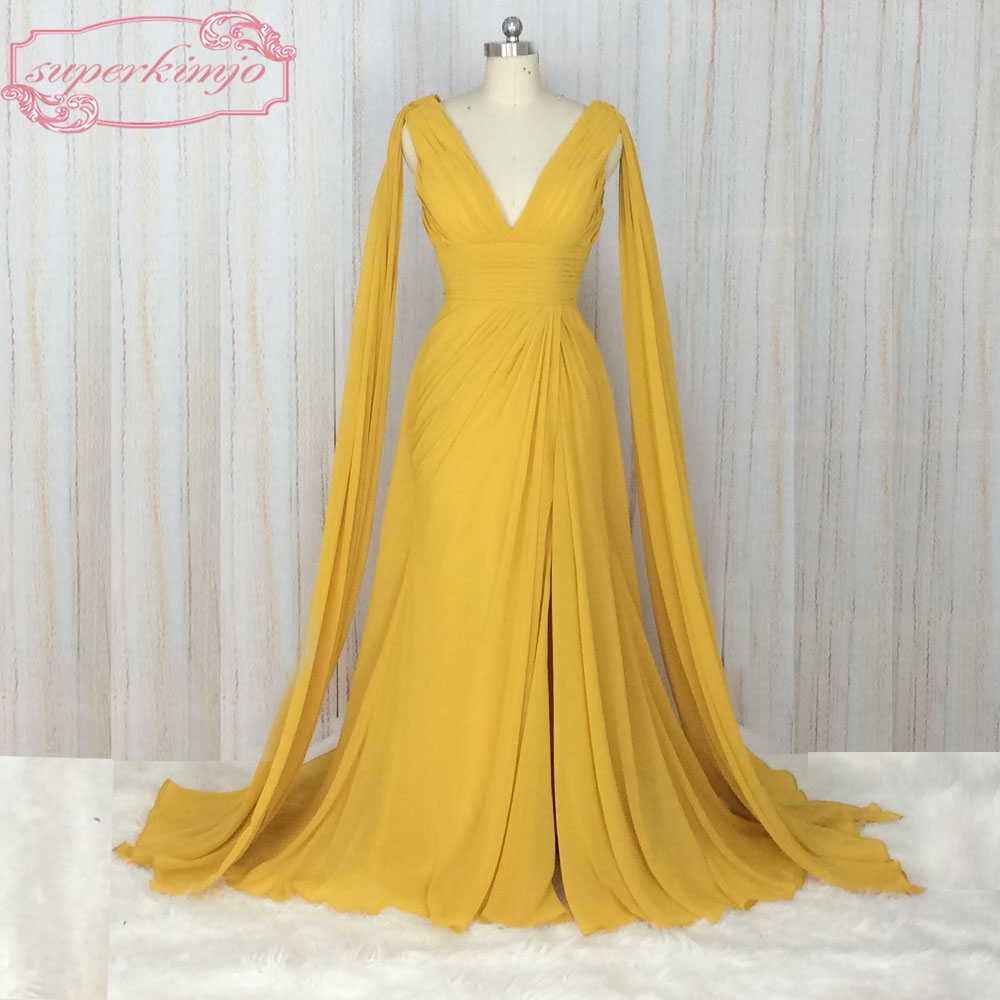 Yellow Bridesmaid Dress, Chiffon Bridesmaid Dress, A Line Bridesmaid Dress, Bridesmaid Dress, Bridesmaid Dresses Long, 2022 Bridesmaid Dress,