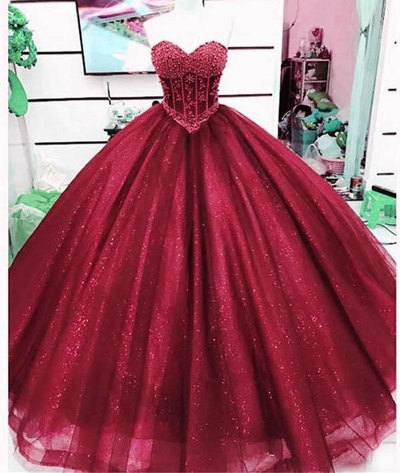 Burgundy Wedding Dress, Sparkly Wedding Dress, Princess Wedding Dress, Beaded Wedding Dress, Vestido De Novia, Crystals Wedding Dress, Wedding