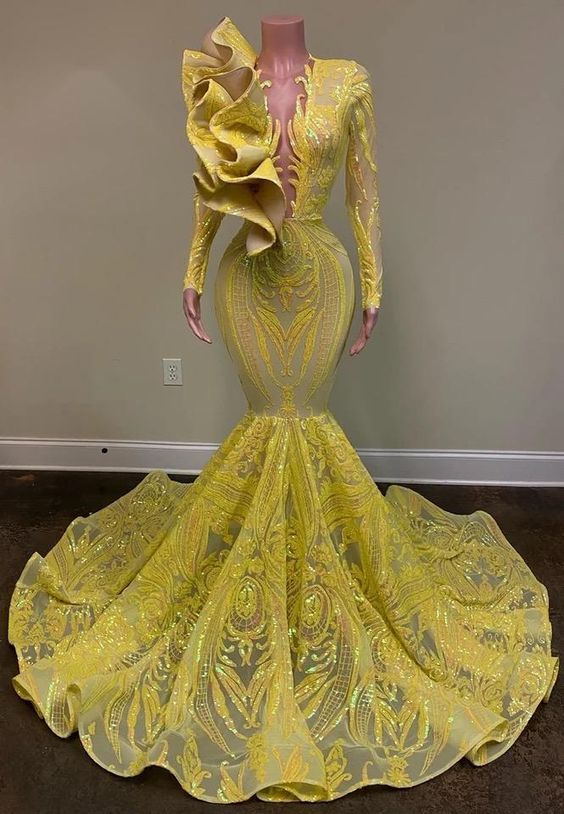 Yellow Designer Dress for Any Occasion | NewYorkDress