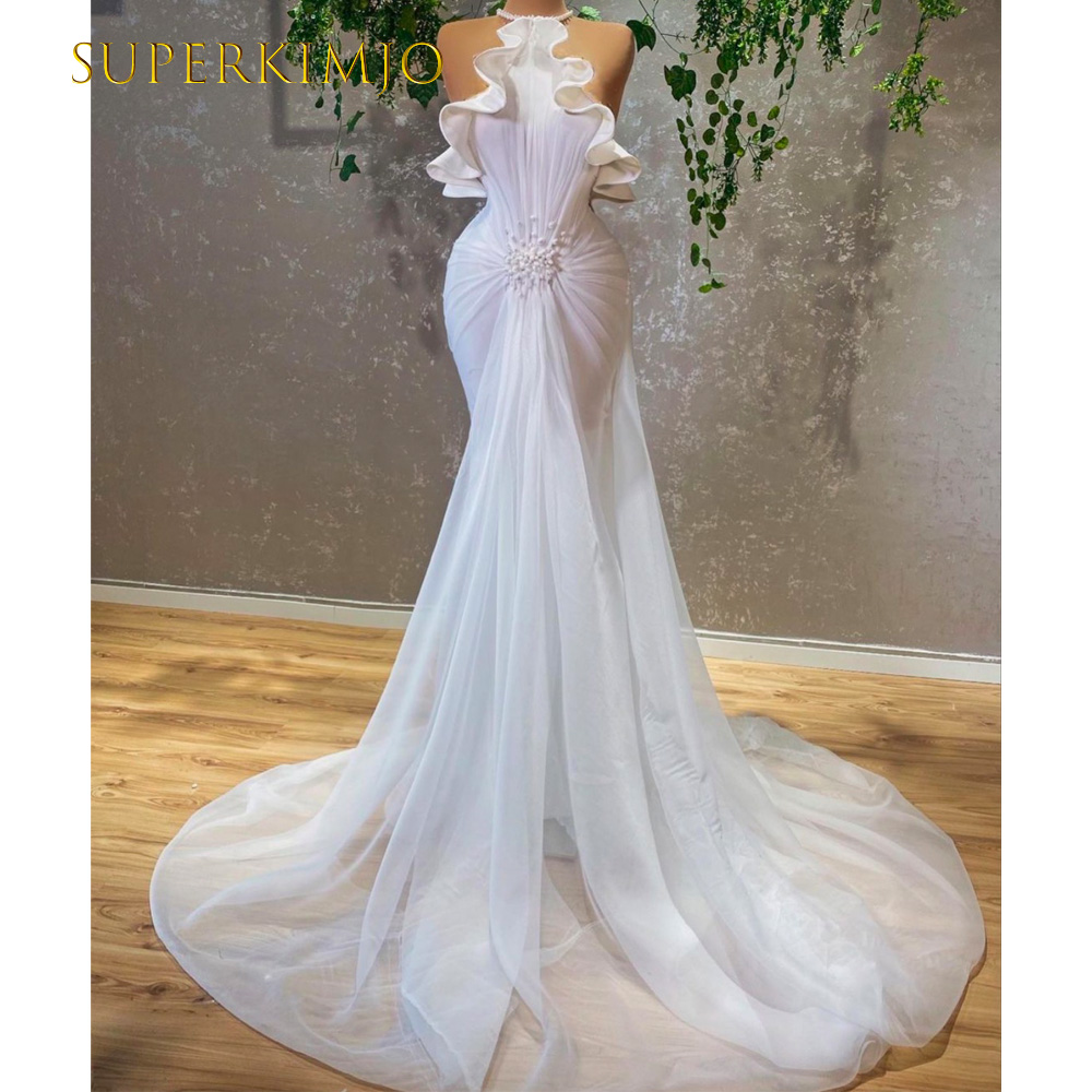 Beach Wedding Dress, Robe De Mariage, Casamento, White Wedding Dresses, Simple Wedding Dress, 2023 Wedding Dress, Mermaid Wedding Dresses,