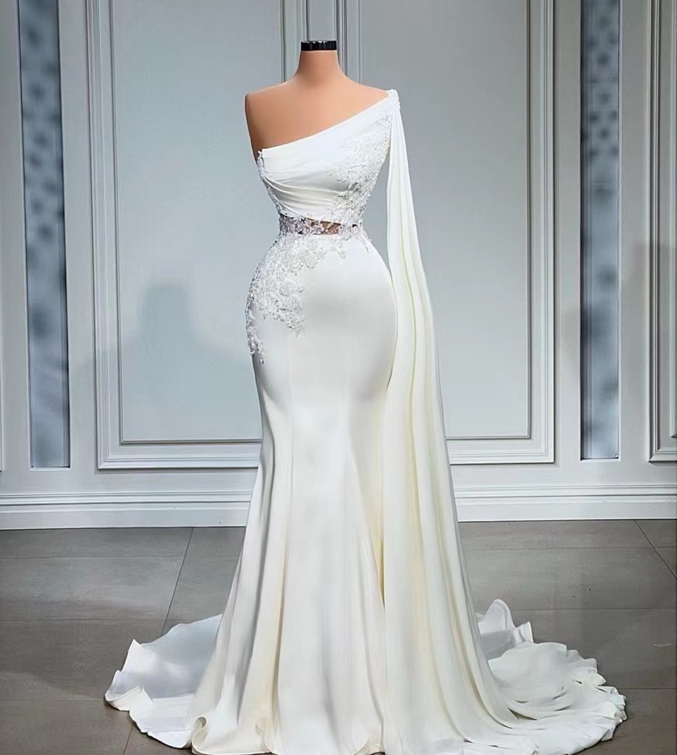 Robe De Soirée De Mariage, Off White Wedding Dress, Mermaid Wedding Dress,  Vestidos De Novia, One S on Luulla