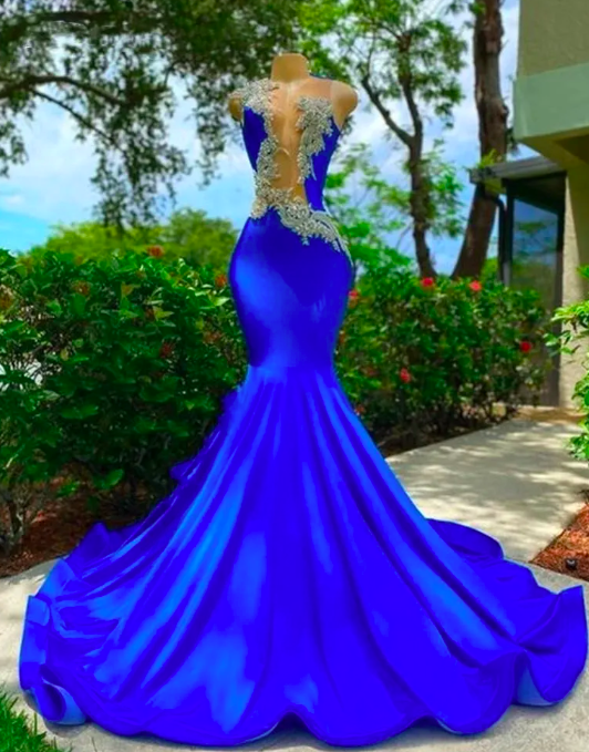 Luxury Evening Dress, Royal Blue Evening Dresses, Dress Women Elegant Luxury, Vestido De Fiesta De Boda, Formal Dresses, African Evening