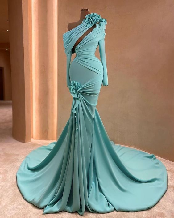 Fashion Unique Prom Dresses 2024, Gorgeous Evening Dresses, Turquoise Blue Prom Dresses, Custom Make Prom Dresses, Vestidos De Gala, 2025 Formal