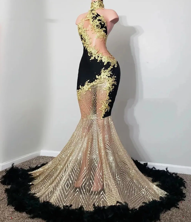 High Neck Prom Dresses, Black Prom Dresses, Feather Prom Dresses, Vestidos De Gala, Luxury Birthday Party Dresses, Sexy Formal Occasion Dresses,