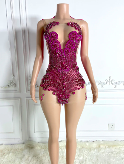 Luxury Rhinestone Prom Dresses 2025, Mini Length Dresses For Women, Sexy  Birthday Party Dresses 2026 on Luulla