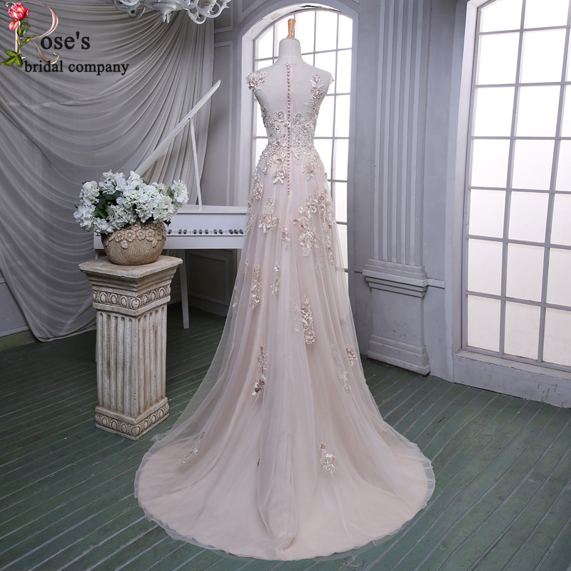 Long Strapless Tulle Gown with Sweetheart  Neck Dusty Rose