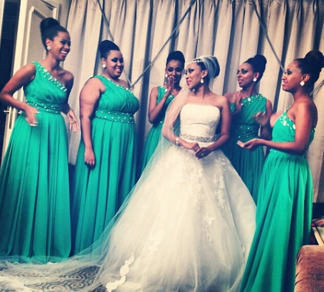 One.strap Emerald Bridesmaid Dresses