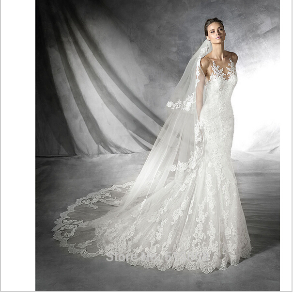 2019 Lace Mermaid  Wedding  Dress  Elegant Wedding  Dress  