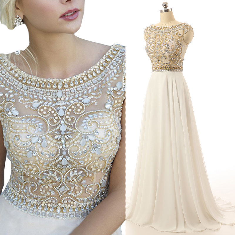 Ivory Evening Gowns With Sleeves Flash ...