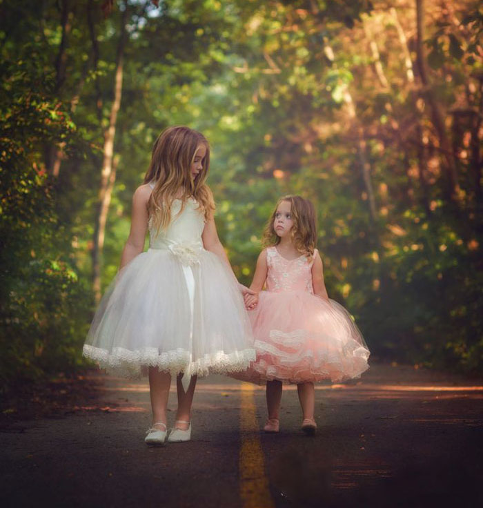 ankle length flower girl dresses