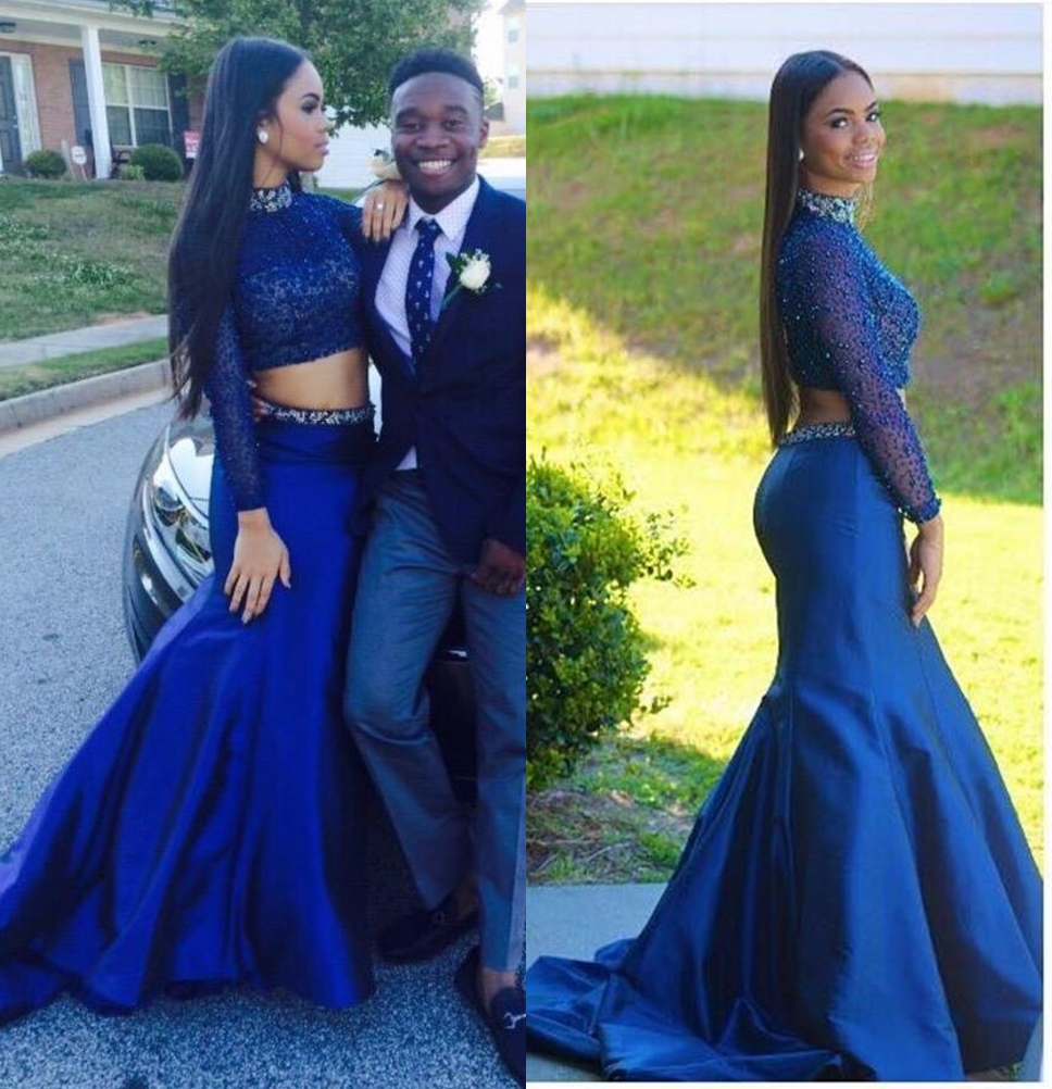 sapphire prom dress