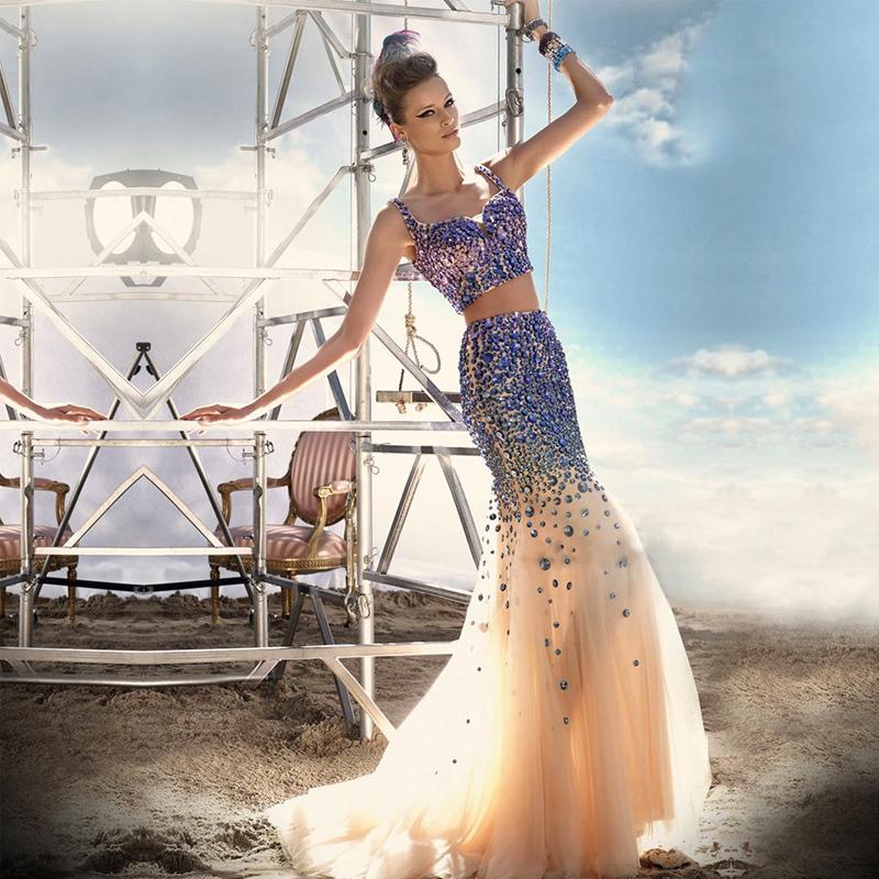 diamond evening gowns