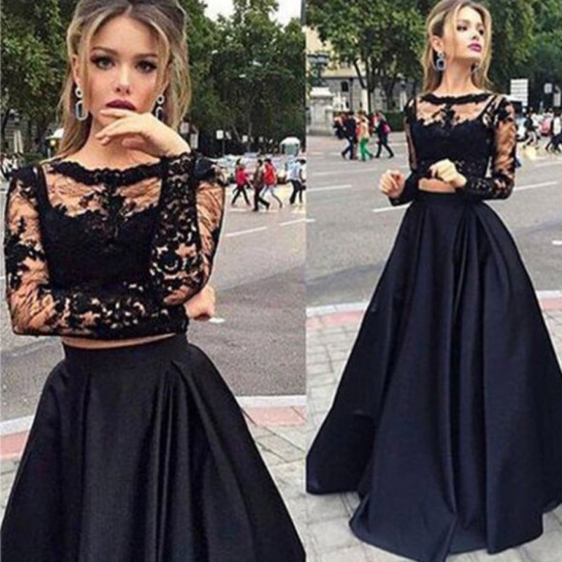 modest long sleeve prom dresses