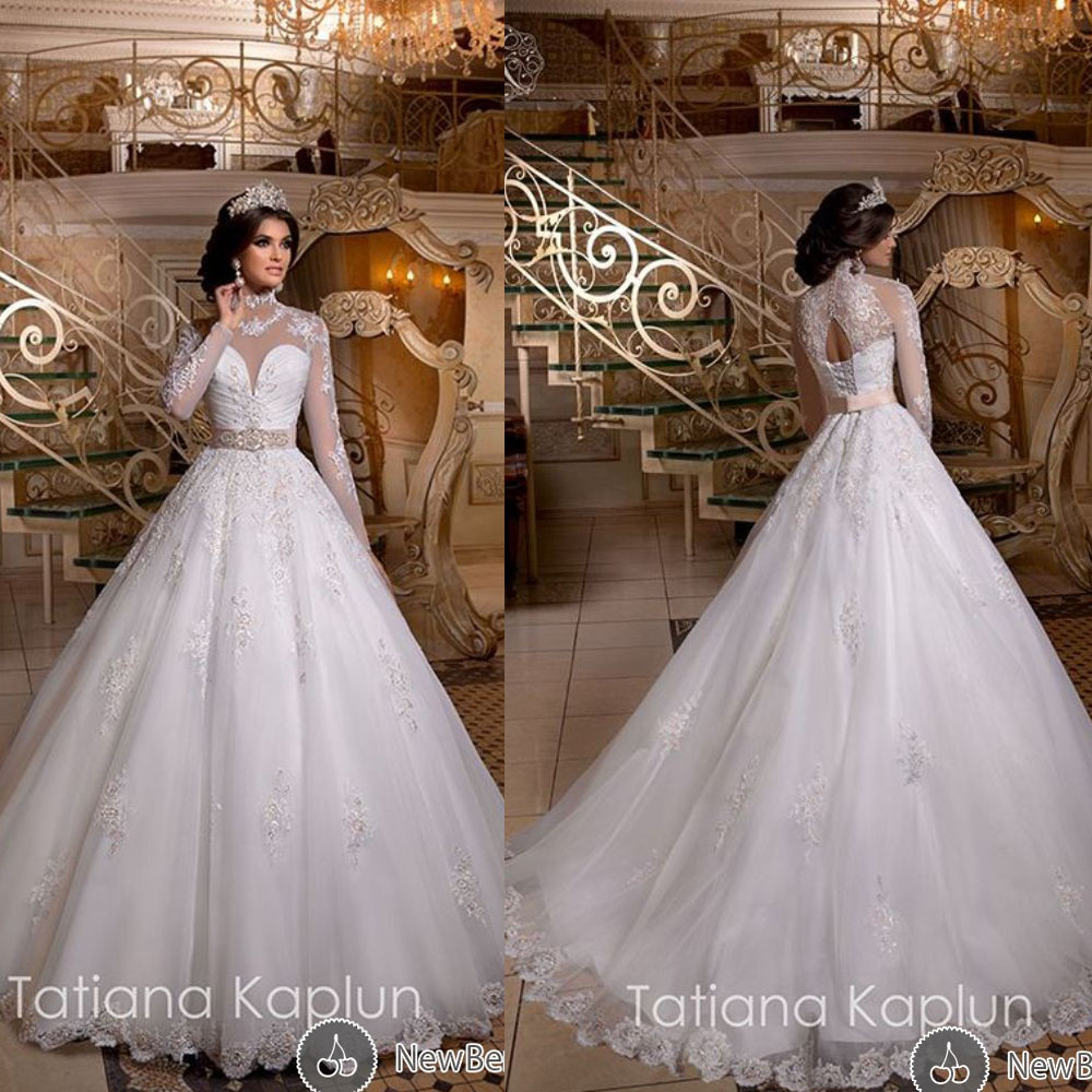 Lace Wedding Gown Rhinestones Fashion Dresses